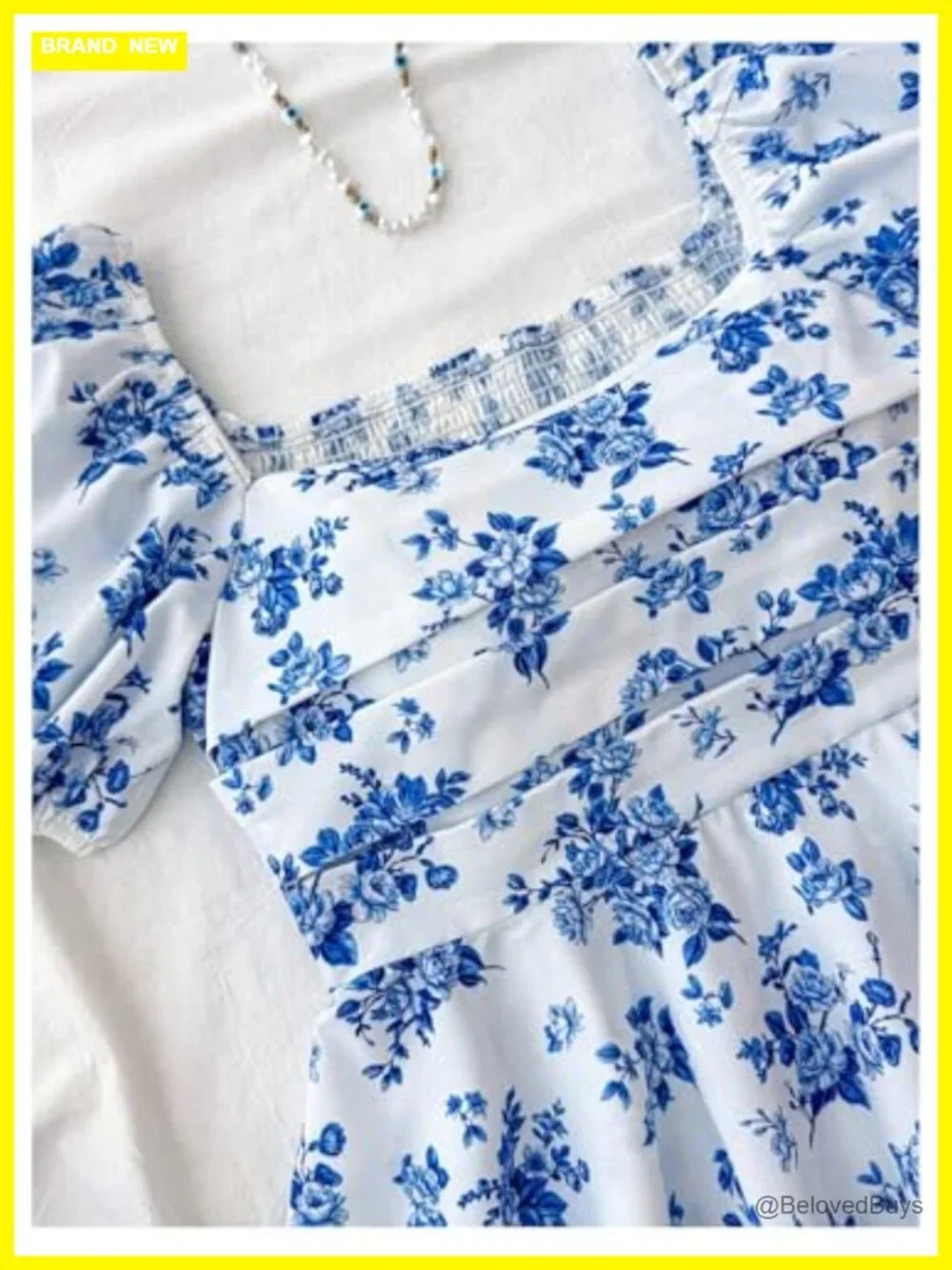 Girls Floral Print Ruffle Blouse Puff Sleeve Smocked Top Peplum Shirts